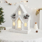 Wooden Christmas House Lighting for Cozy Glow