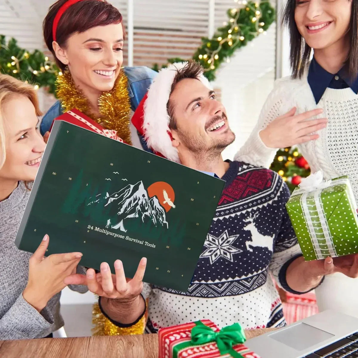 Survival Advent Calendar With 24 Outdoor Tools