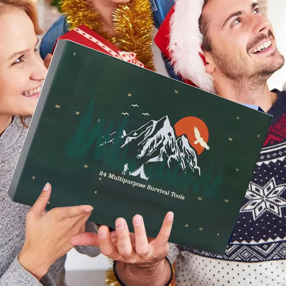 Survival Advent Calendar With 24 Outdoor Tools