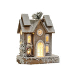 Wooden Christmas House Lighting for Cozy Glow