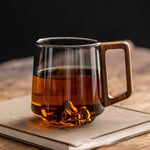 Smoked Glass Coffee Mug for Cozy Sips