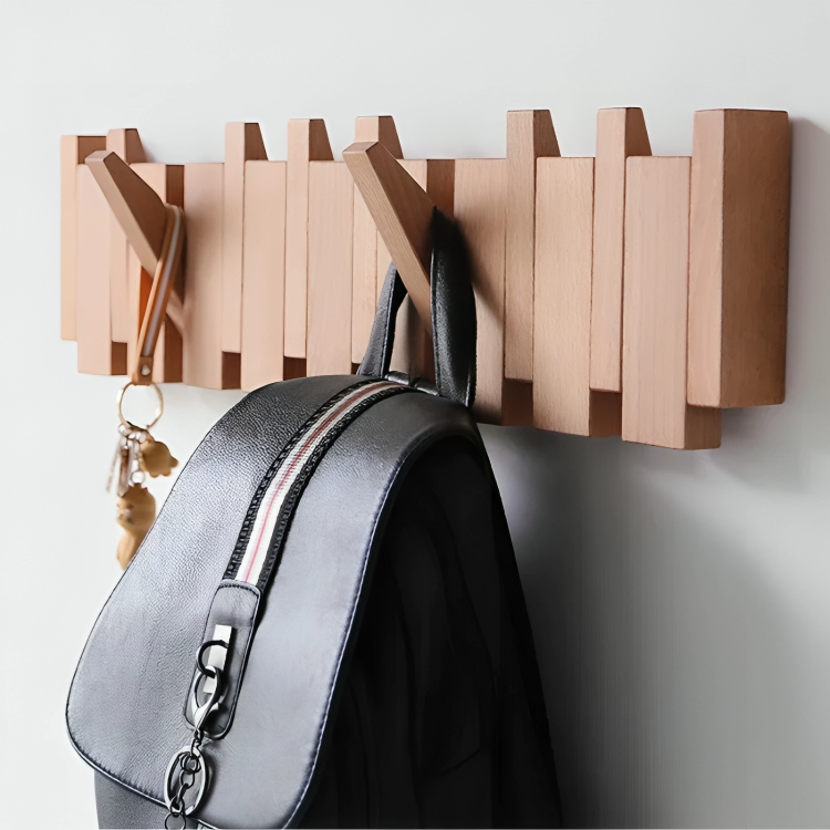 Piano Key Hook Rack For Tidy Entryways