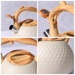 Stainless Steel Whistling Kettle With Cool Grip