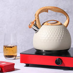 Stainless Steel Whistling Kettle With Cool Grip