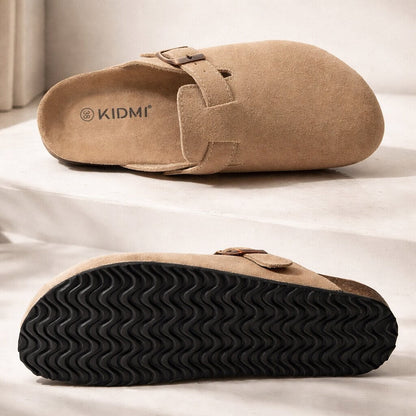 Unisex Clogs with Adjustable Buckle and Closed Toe